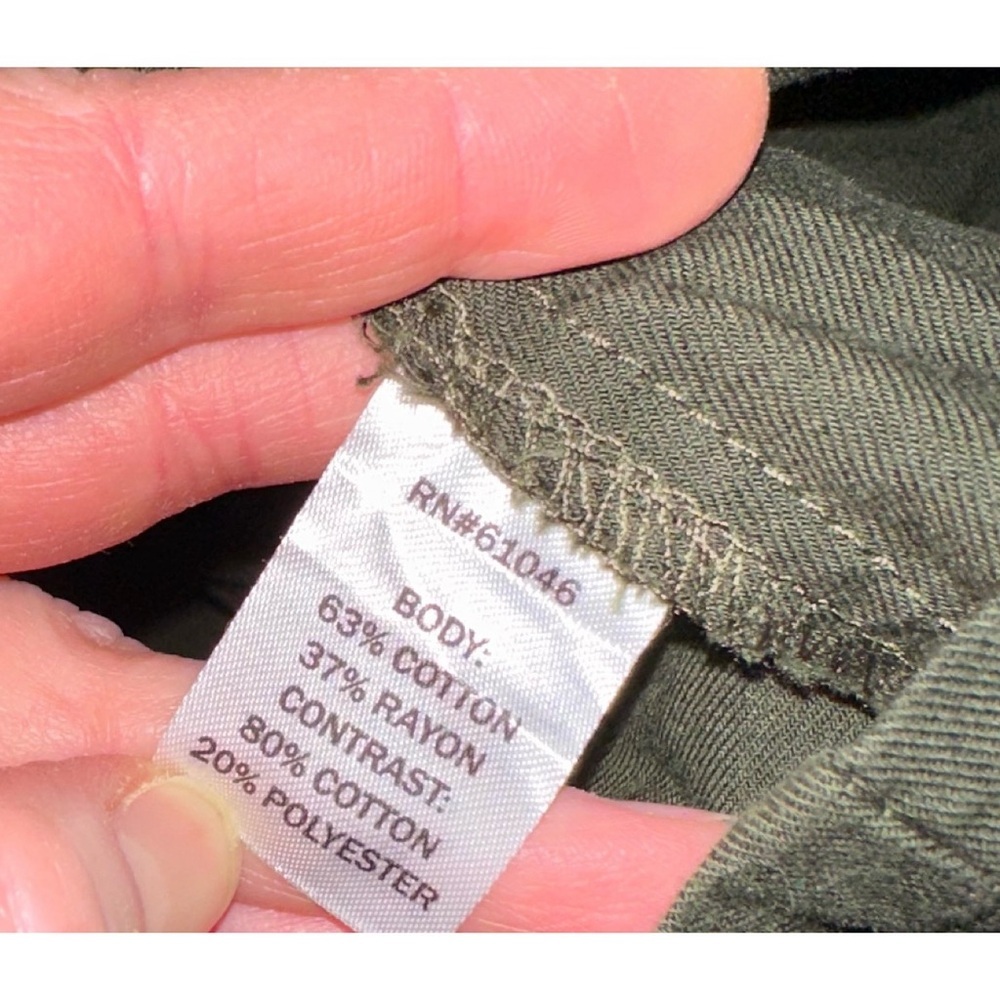 Vanity brand olive green utility anorak jacket size 2x NWT - Picture 6 of 6